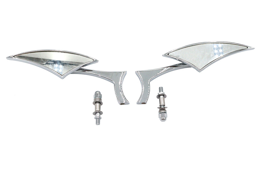 HARLEY Odin Diamond Style Spiegel Set Passend für alle Modelle von 1965 bis heute, für linke und rechte Seite verwendbar