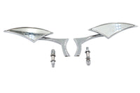 HARLEY Odin Diamond Style Spiegel Set Passend für alle Modelle von 1965 bis heute, für linke und rechte Seite verwendbar