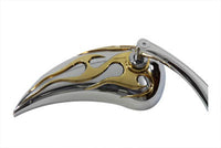 HARLEY Chrome Billet Teardrop Mirror Set Fits 1965-UP All, models for left and right side applicatio