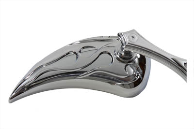 HARLEY Chrome Billet Teardrop Mirror Set Fits 1965-UP All, models for left and right side applicatio