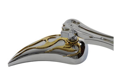 HARLEY Chrome Billet Teardrop Mirror Set Fits 1965-UP All, models for left and right side applicatio