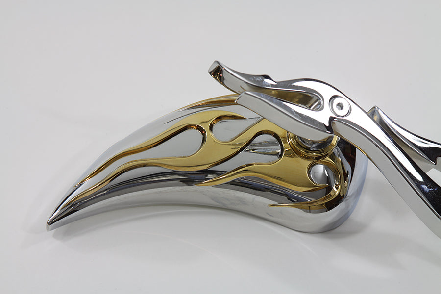 HARLEY Chrome Billet Teardrop Mirror Set Fits 1965-UP All, models for left and right side applicatio