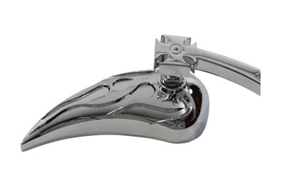 HARLEY Chrom Billet Teardrop Spiegelset passend für alle Modelle ab 1965, für linke und rechte Seite