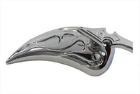 HARLEY Chrom Billet Teardrop Spiegelset passend für alle Modelle ab 1965, für linke und rechte Seite