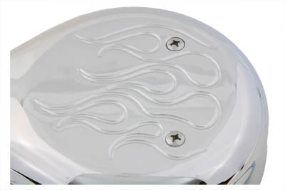HARLEY Teardrop-Luftfilterkit, Chromflamme, passend für 1988–1990 XL,