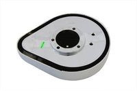 HARLEY Teardrop-Luftfilterkit, Chromflamme, passend für 1988–1990 XL,
