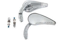HARLEY Deko Spiegel Set Billet Passend für alle Modelle ab 1965, zur linken und rechten Anwendung