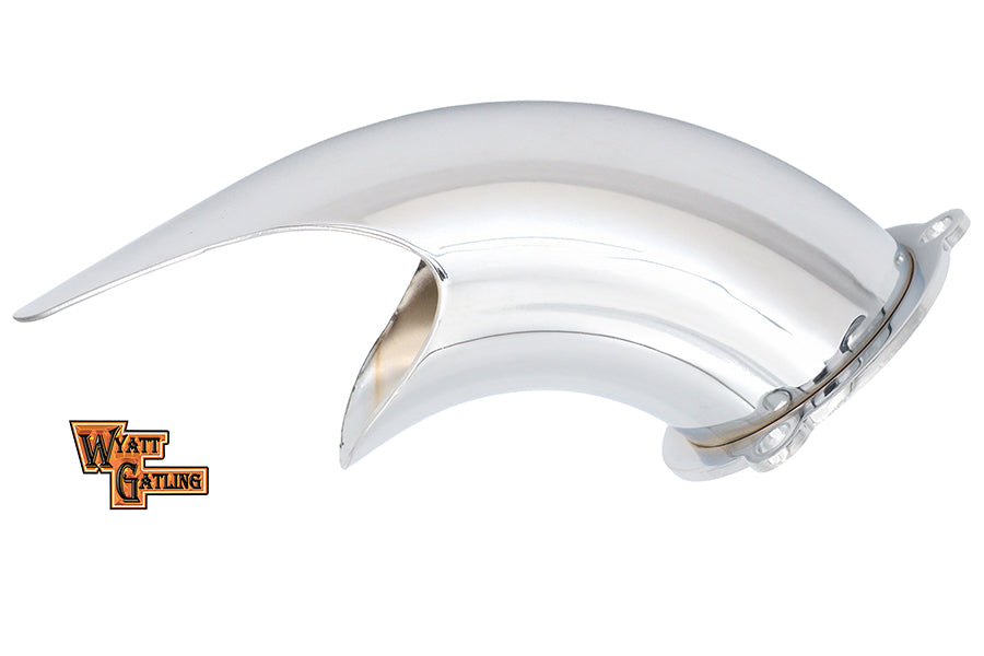 HARLEY Wyatt Gatling Scoop Luftfilter Chrom Passt auf 0- Custom, Anwendungen für S&S E und G Vergaser