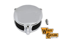 HARLEY Wyatt Gatling Chrome Deco Air Cleaner Assembly fits 1971-1987 XL,  1971-1990 FX,