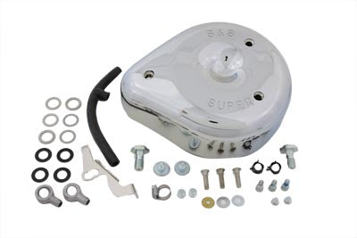 HARLEY S&S Air Cleaner Assembly Chrome fits 1993-1999 FXST,   1991-2003 XL,   1993-1999 FLST,   1993-1999 FLT,   1993-1999 FXD,