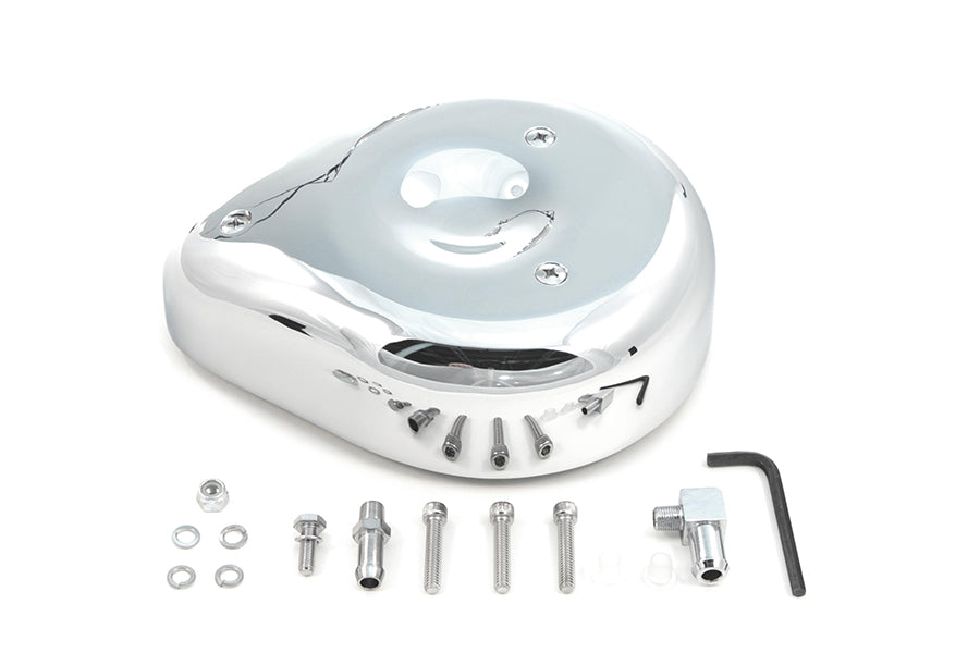 HARLEY Teardrop Air Cleaner Smooth Fits 1990-2015 FXST,   1988-2006 XL,   1990-2015 FLST,   1990-200