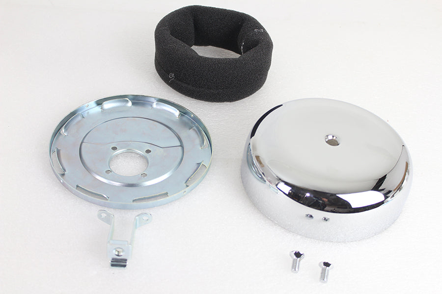 HARLEY Smooth Center Screw Air Cleaner fits 1941-1948 UL,   1941-1952 WL,