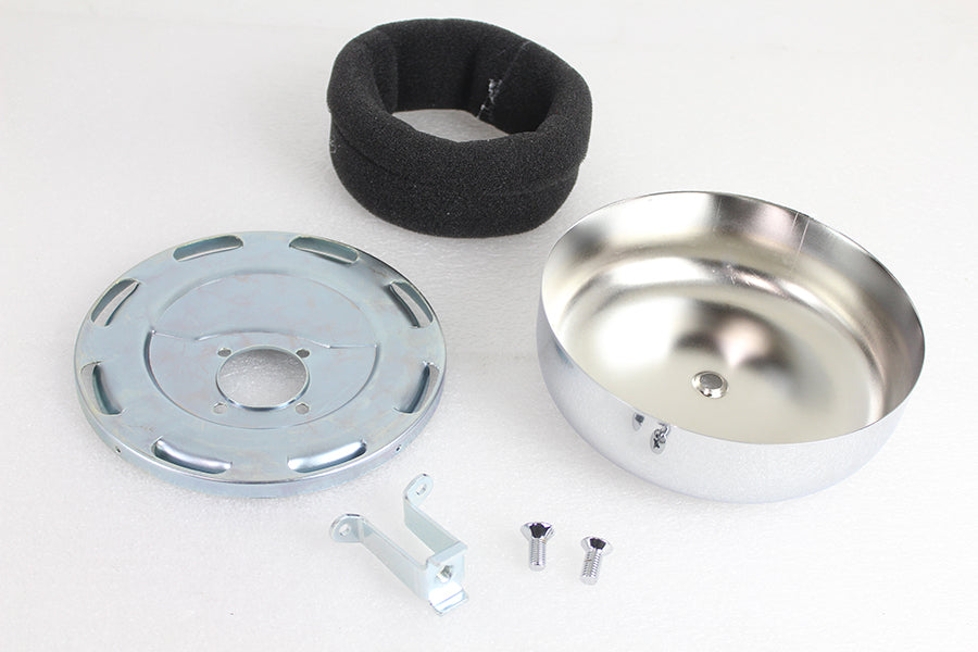 HARLEY Smooth Center Screw Air Cleaner fits 1941-1948 UL,   1941-1952 WL,