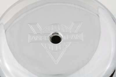 HARLEY V-Logo Luftfilterabdeckung Chrom Passend für 1971-1984 FL, 1971-1984 FX, 1984-1992 FXST, 1990-1