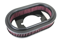 HARLEY Oblong Luftfilter passend für 1985-1999 FLT, 1984-1992 FXR, 1991-1999 FXD, 1984-1999 F