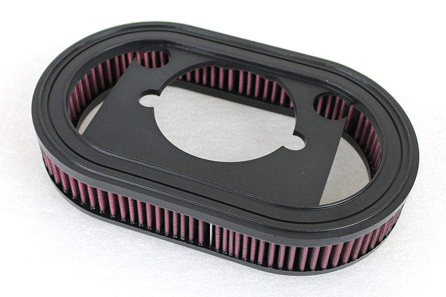 HARLEY Oblong Luftfilter passend für 1985-1999 FLT, 1984-1992 FXR, 1991-1999 FXD, 1984-1999 F