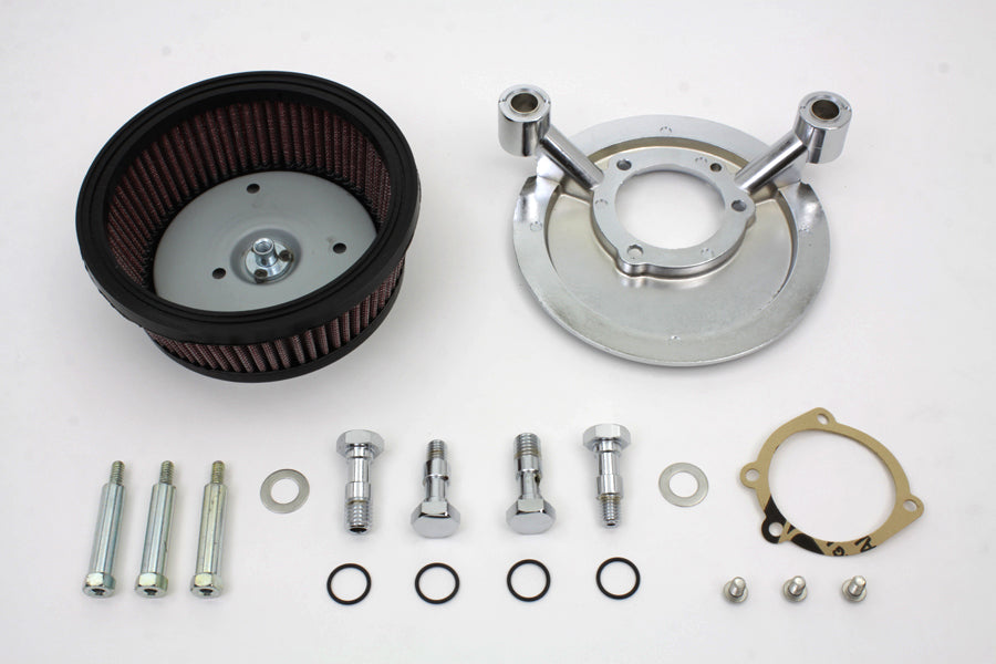 HARLEY Air Cleaner Backing Plate Kit Fits 1992-2007 FLST,   1992-2007 FXST,   1992-2007 FXD,   1993-