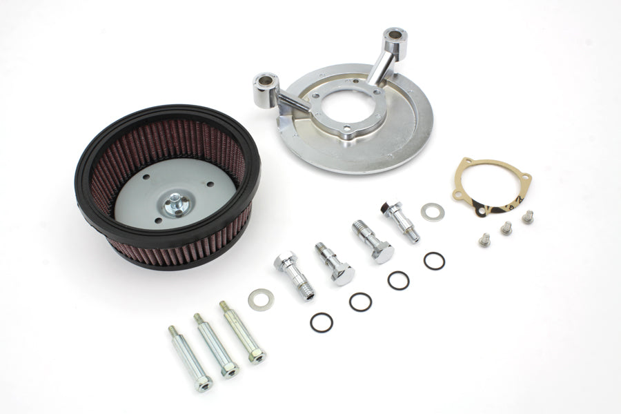 HARLEY Air Cleaner Backing Plate Kit Fits 1992-2007 FLST,   1992-2007 FXST,   1992-2007 FXD,   1993-