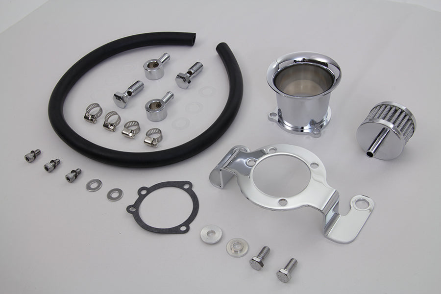HARLEY Velocity Stack Kit Chrom passend für 1993-1999 FXST, 1993-1999 FLST, 1993-1999 FLT, 1993-1999