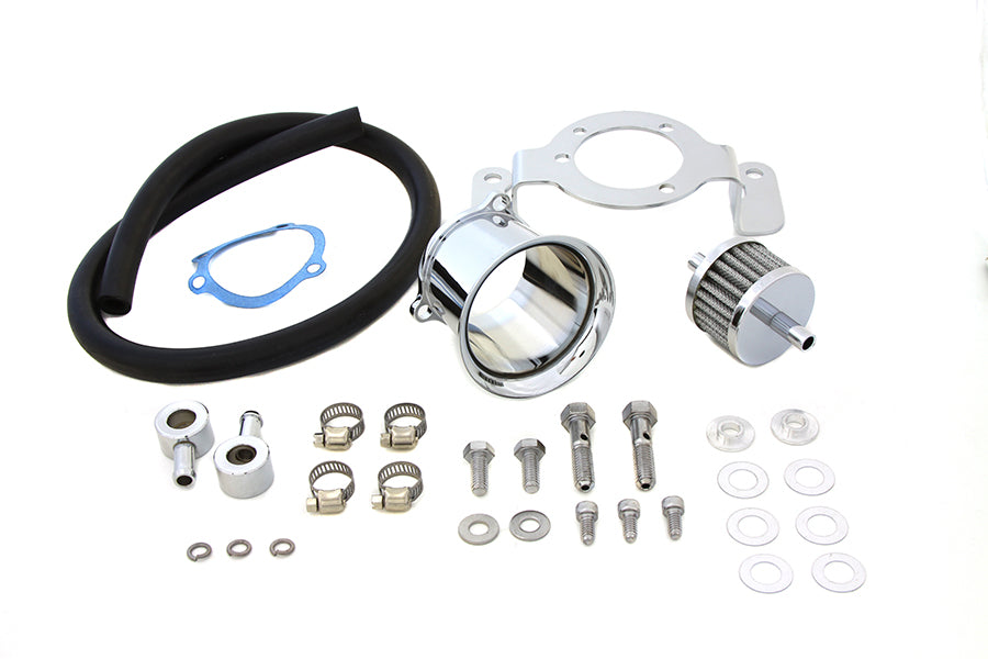 HARLEY Velocity Stack Kit Chrom passend für 2000-2007 FXST, 2000-2007 FLST, 2000-2007 FXD, 2000-2007