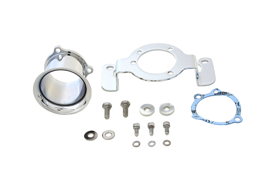 HARLEY Velocity Stack Kit Chrome fits 1990-1992 FXST,  1990-1992 FLST,  1990-1992 FXR,  1991-1992 FXD,