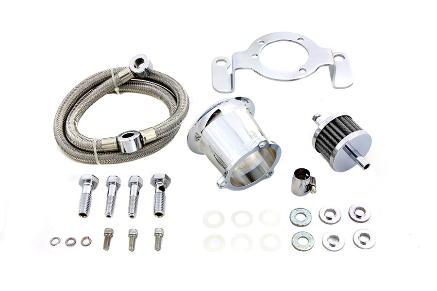 HARLEY Velocity Stack Kit Chrome fits 1993-1999 FXST,  1993-1999 FLST,  1993-1999 FXD,  1993-1994 FXR,