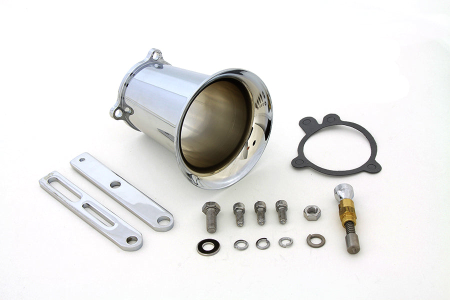 HARLEY Super Velocity Stack Kit Chrom Passt 0- Custom, Anwendung für S&S E- und G-Vergaser