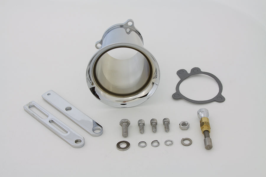 HARLEY Super Velocity Stack Kit Chrom Passt 0- Custom, Anwendung für S&S E- und G-Vergaser