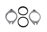 HARLEY EFI Intake Manifold Flange Set Chrome Fits 2007-2017 FXST,   2007-2017 FLST,   2007-2017 FXD,