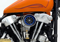HARLEY Turbinenlüfter-Ansaugtrichter passend für 0- Custom, Anwendung für S&S E Vergaser