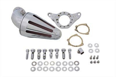HARLEY Air Cleaner Assembly Cone Style Fits 1993-2015 FXST,   1993-2015 FLST,   1993-2007 FLT,   199