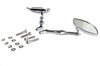 HARLEY Eagle Eye Spiegel-Set Billet Chrom Passt für 1965-UP alle Modelle, für linke und rechte Seite