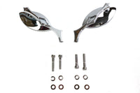 HARLEY Eagle Eye Spiegel-Set Billet Chrom Passt für 1965-UP alle Modelle, für linke und rechte Seite