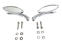 HARLEY Eagle Eye Mirror Set Billet Chrome Fits 1965-UP All, models for left and right side applicati