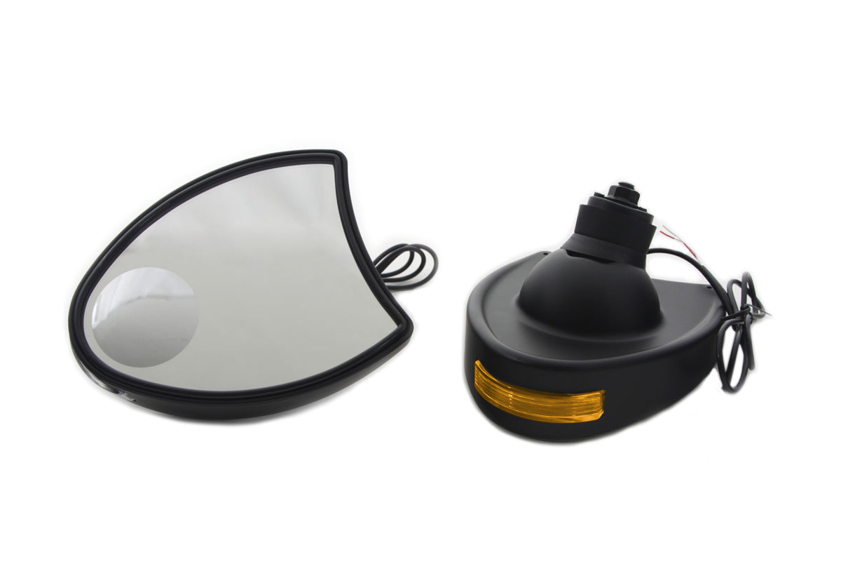 HARLEY Verkleidungsspiegel Set Schwarz Passend für 1996–2010 FLHT,