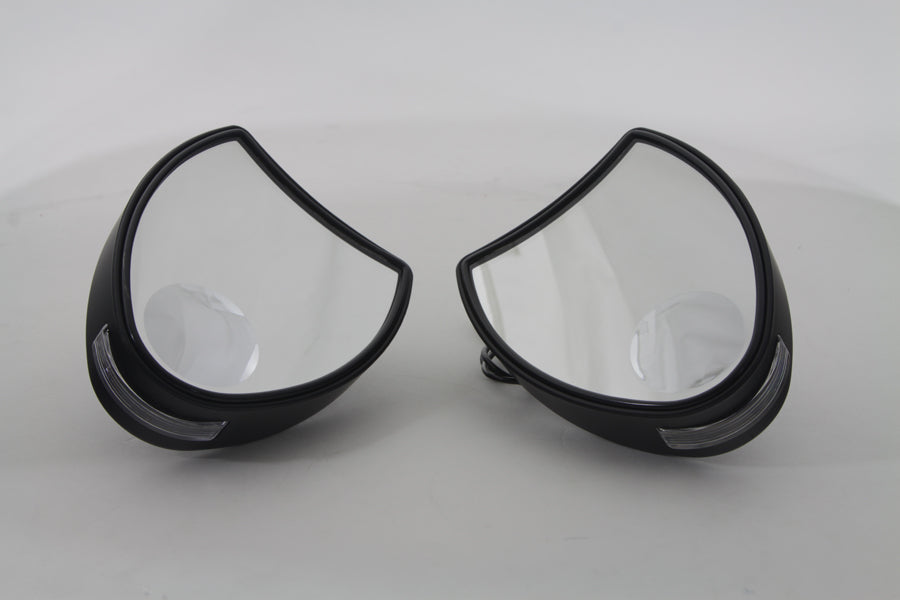 HARLEY Verkleidungsspiegel Set Schwarz Passend für 1996–2010 FLHT,