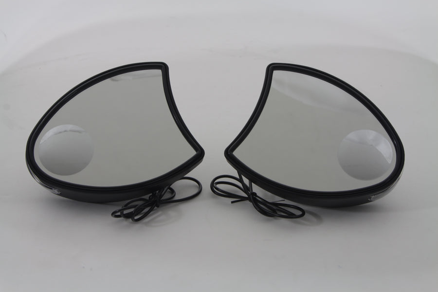 HARLEY Verkleidungsspiegel Set Schwarz Passend für 1996–2010 FLHT,