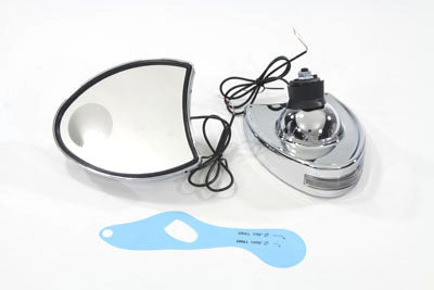 HARLEY Verkleidungsspiegel-Set Chrom passend für 1996–2010 FLHT,