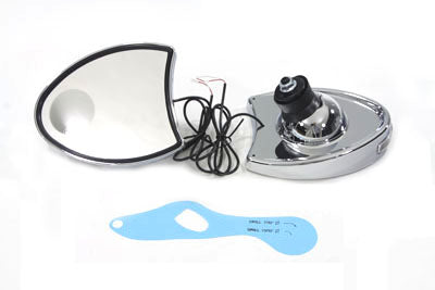 HARLEY Verkleidungsspiegel-Set Chrom passend für 1996–2010 FLHT,