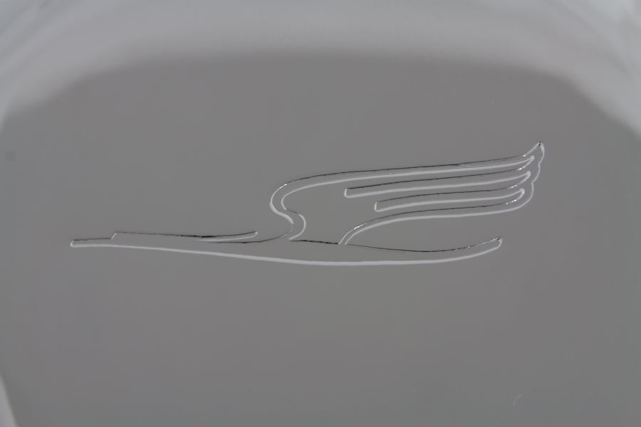 HARLEY 7 Zoll "Bird Style" Luftfilterabdeckung Chrom Passend für 1941-1948 U, 1941-1952 W,