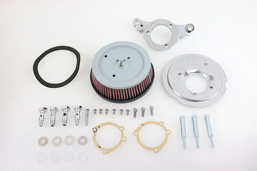 HARLEY 6 Zoll Velo Dish Luftfilter-Kit Passend für 1993-2015 FXST,   1993-2015 FLST,   1993-2007 FLT,   19
