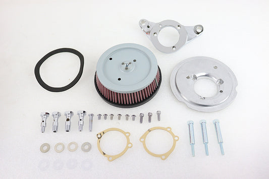 HARLEY 6 Zoll Velo Dish Luftfilter-Kit Passend für 1993-2015 FXST,   1993-2015 FLST,   1993-2007 FLT,   19