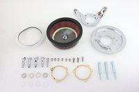 HARLEY 6 Zoll Velo Dish Luftfilter-Kit Passend für 1993-2015 FXST,   1993-2015 FLST,   1993-2007 FLT,   19
