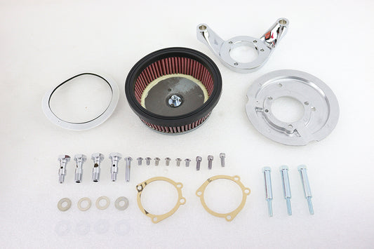 HARLEY 6 Zoll Velo Dish Luftfilter-Kit Passend für 1993-2015 FXST,   1993-2015 FLST,   1993-2007 FLT,   19