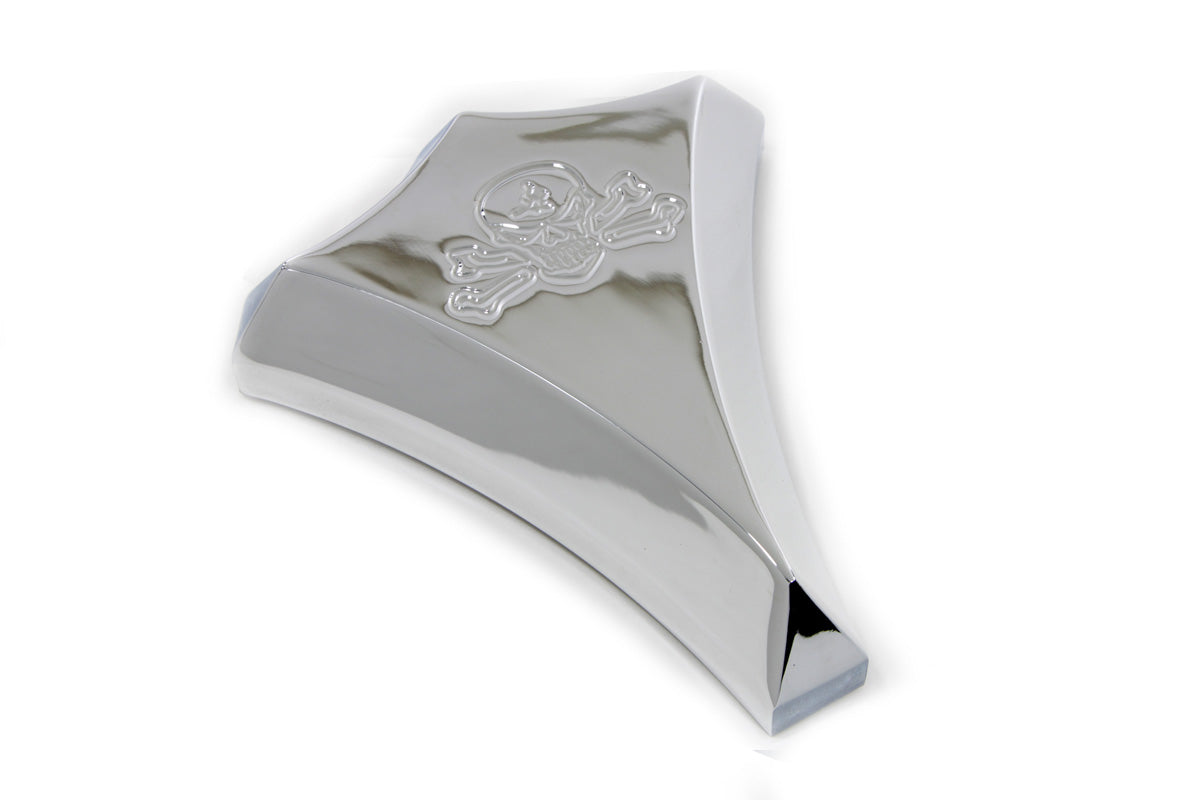HARLEY Billet-Vergaserabdeckung Totenkopf-Design Chrom Passt für 1990-2017 FXST, 1990-2017 FLST, 1990-UP F