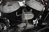 HARLEY Linkert Vergaser Lufthutze poliert Passend für 1941-1965 FL, 1936-1952 EL, 1936-1952 G,