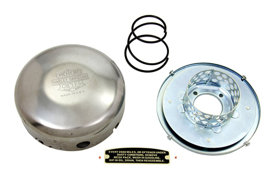 HARLEY 6 Zoll Rusty J-Slot Luftfilter Passend für 1941-1965 FL,   1941-1948 UL,   1941-1952 WL,