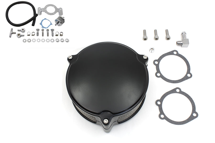 HARLEY New Era Luftfilter-Kit Schwarz Passend für 1993-1999 FXST, 1993-1999 FLST, 1993-1999 FLT, 1993-