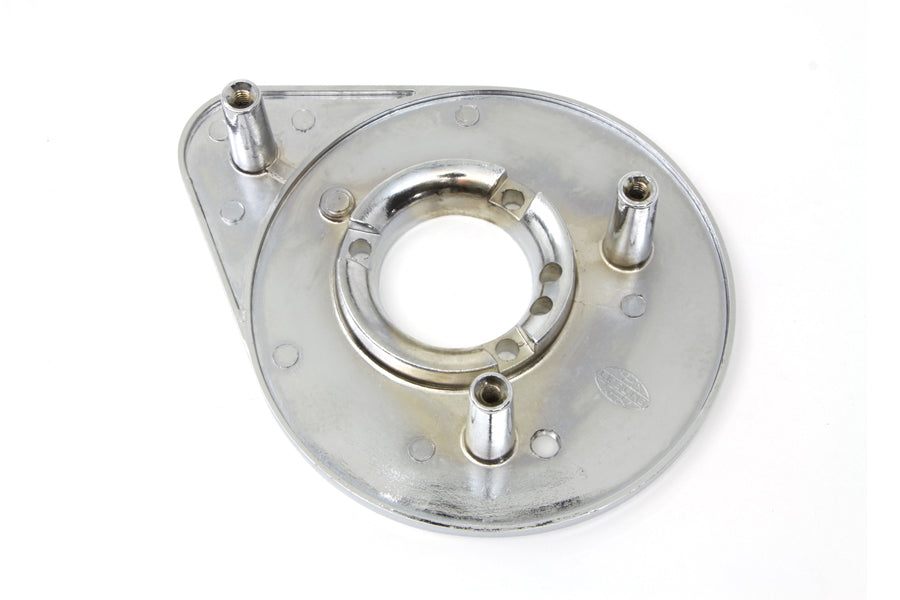 HARLEY Chromlegierung Luftfilter-Grundplatte Passend für 1972-1976 FL, 1972-1976 FX, 1972-1976 XL,