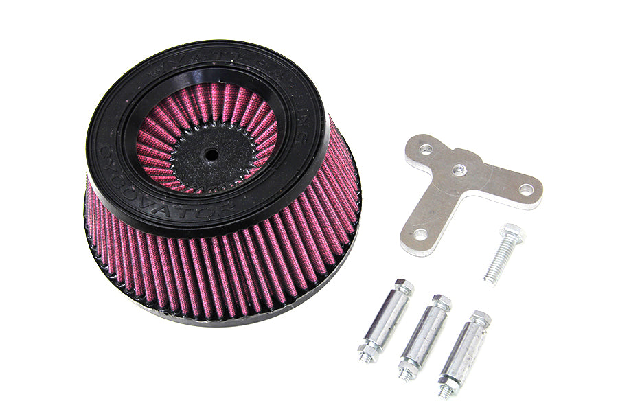 HARLEY Wyatt Gatling Inverted Air Filter Kit fits 0-  Replacement,  0-  Replacement,